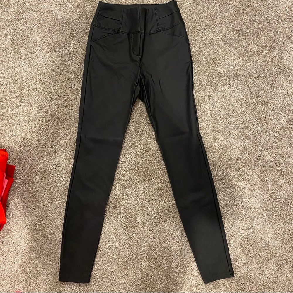 Women's Black High-Waisted Pants